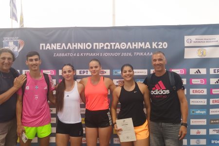 Γ.Σ. ΑΚΡΙΤΑΣ 2016: Επιτυχίες στο πανελλήνιο πρωτάθλημα στίβου Κ20