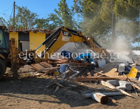 ΑΕ ΛΟΓΓΑΣ: Ξεκίνησε η κατασκευή των νέων σύγχρονων αποδυτηρίων (βίντεο)