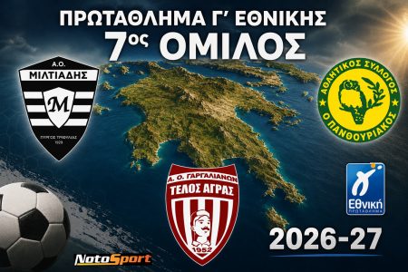 Ολοι οι όμιλοι της Γ’ εθνικής