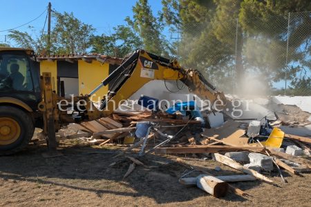 ΑΕ ΛΟΓΓΑΣ: Ξεκίνησε η κατασκευή των νέων σύγχρονων αποδυτηρίων (βίντεο)