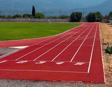 Νέα εικόνα στο Δημοτικό Στάδιο Μελιγαλά με το καινούργιο ταρτάν (φώτο)
