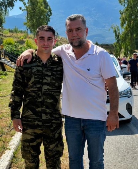 Στα «χακί» ο Πάρης Τσιγαρίδης – Ορκίστηκε στην Καλαμάτα ο ποδοσφαιριστής του Μιλτιάδη