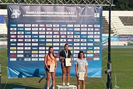Γ.Σ. ΑΚΡΙΤΑΣ 2016: Διακρίσεις στο πανελλήνιο πρωτάθλημα στίβου Κ23