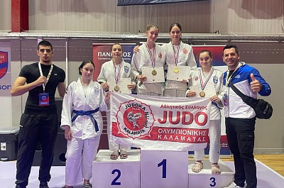 «ΟΛΥΜΠΙΟΝΙΚΗΣ ΚΑΛΑΜΑΤΑΣ»: Έλαμψε και πάλι σε διεθνές τουρνουά τζούντο στη Νέα Σμύρνη